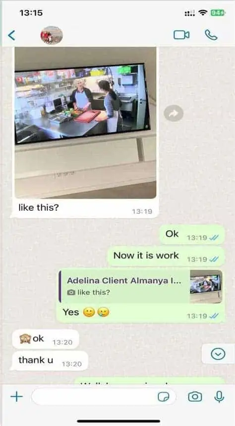 EmeraldIPTV customer review on WhatsApp 7